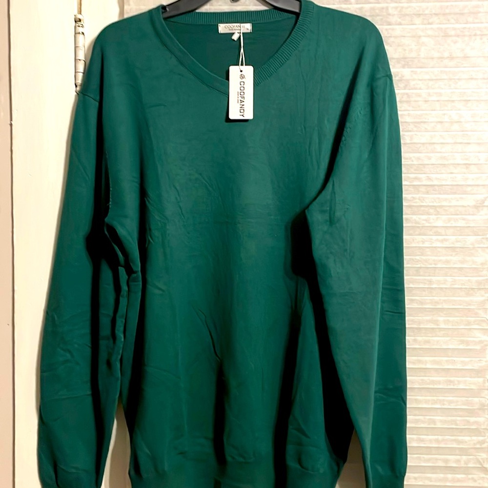 Brand new with tags Coofandy vneck sweater size XL